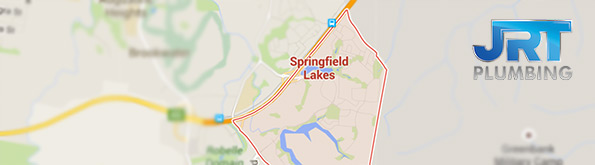 map of plumbing service for Springfield Lakes