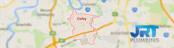 map of plumbing service in Oxley QLD